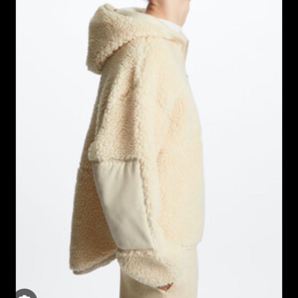 COS Teddy Half-Zip Hoodie